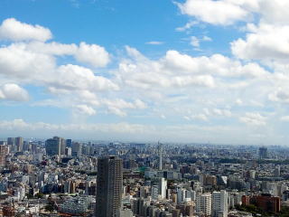 セルリアンタワー東急ホテルタワーズレストラン「クーカーニョ」40階窓際席からの眺望